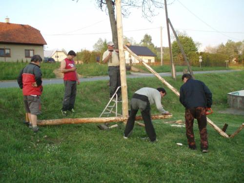 Stavění máje 30.4.2014